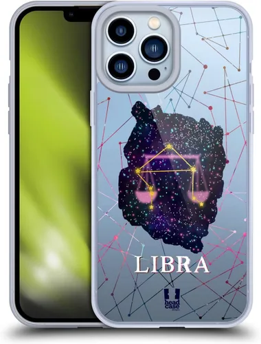 Vista 9 de Head Case Designs Aquarius Zodiac Constellation - Funda de gel suave compatible con Apple iPhone 13 Pro Max