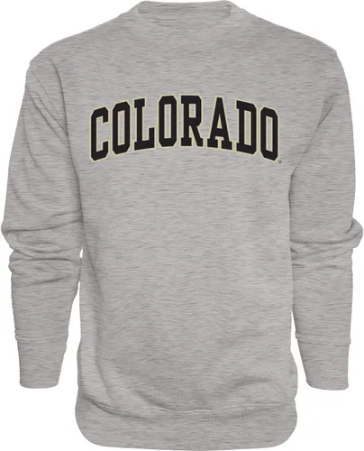 Vista 8 de Blue 84 NCAA para hombre Sudadera de cuello redondo con nombre de equipo jaspeado en color oscuro