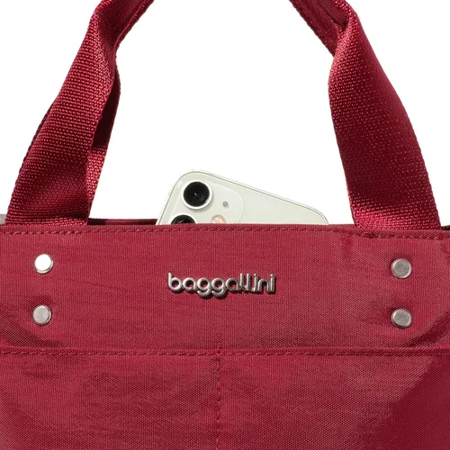 Vista 4 de Baggallini Mini bolso de mano, Rojo (Ruby Red)