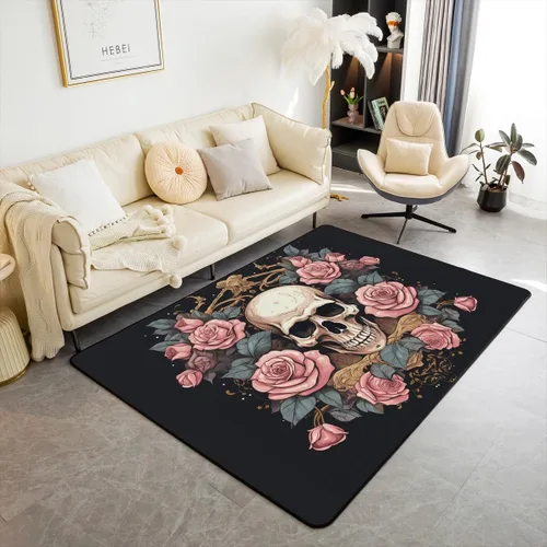 Vista 22 de Erosebridal Alfombra bohemia con estampado de ojos de 3 x 5 pulgadas, alfombra exótica de mariposa azul, estilo bohemio, alfombra decorativa moderna