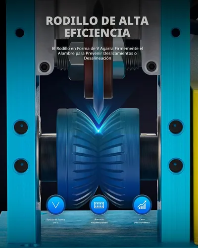 Vista 4 de CREWORKS Máquina Peladora de Cables Eléctrica, Máquina Peladora Automática de Cables de 0.06"-1", Herramienta de Pelado de Cables para Cable