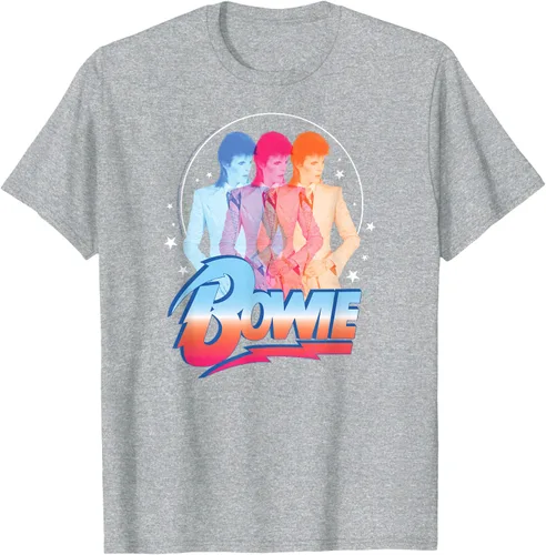 Vista 37 de David Bowie - Camiseta Bowie 3D, Negro