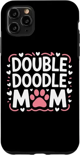 Vista 13 de Double Doodle Mom Doodle Dog Parent Family Canine Enthusiast Case for iPhone 16