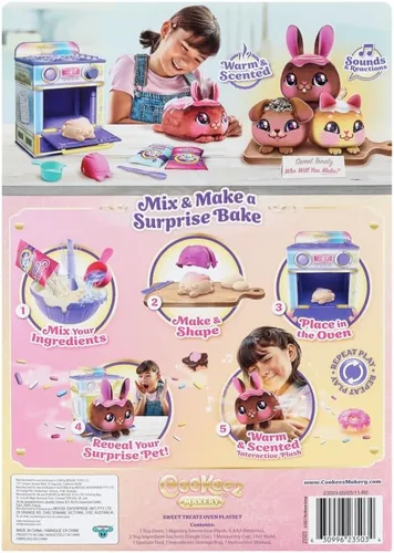 Vista 4 de COOKEEZ MAKERY Sweet Treatz Oven Playset Edición Exclusiva (Exclusivo), Mediano