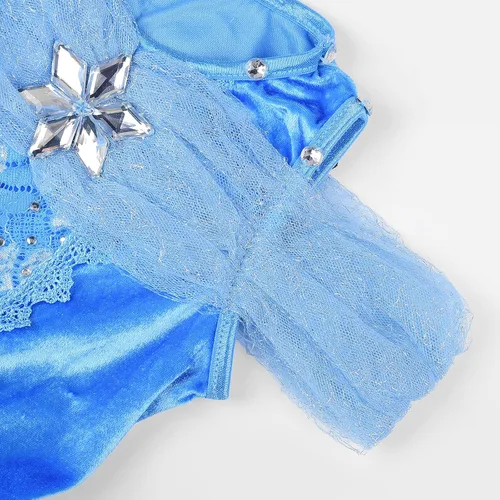 Vista 4 de Uhdear Disfraz de princesa Butterlfy de lujo para niñas con accesorios