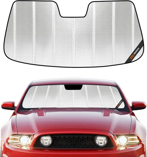 Vista 21 de Pigenius Parasol de parabrisas para Ford Mustang Coupe 2005-2009 - Salvaguarda