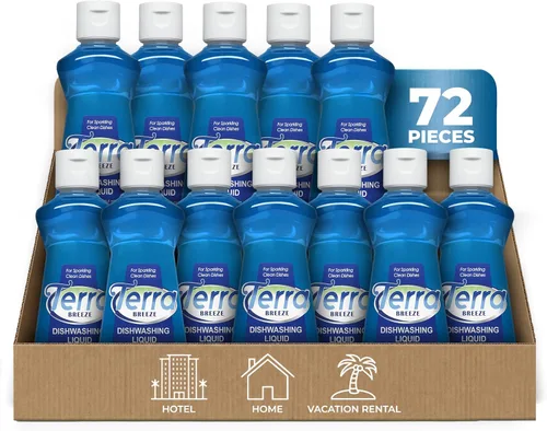 Vista 9 de 1-Shoppe All-in-Kit Terra Breeze Hotel - Jabón líquido para platos, 3.5 onzas (caja de 36)