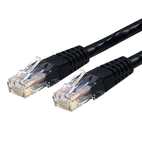 Vista 33 de StarTech. com Cable Ethernet CAT6 de 1 pie – Cable Ethernet CAT 6 Gigabit negro -650MHz 100W PoE++ RJ45 UTP moldeado Categoría 6 Network/Patch Cord