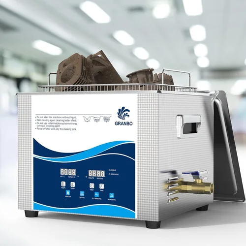 Vista 11 de Limpiador ultrasónico Granbo 3.2L 120W máquina ultrasónica de limpieza de joyería 40kHz con calentador, temporizador y desgasificación, limpiador