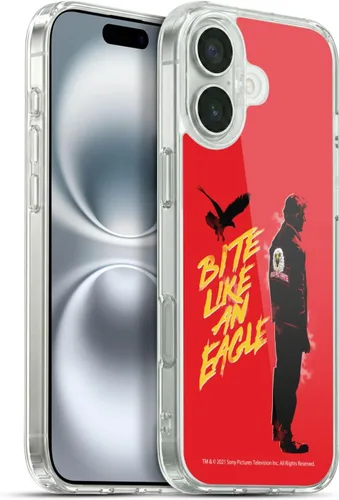 Vista 158 de Head Case Designs Funda de gel suave con licencia oficial de Cobra Kai Eagle Fang Logo Key Art compatible con Apple iPhone 7 Plus/iPhone 8 Plus
