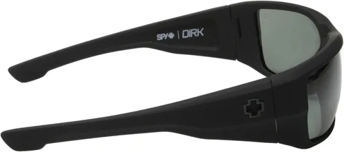 Vista 3 de Spy Dirk - Gafas de sol suaves color negro mate con lentes polarizadas Happy Grey Green, Verde