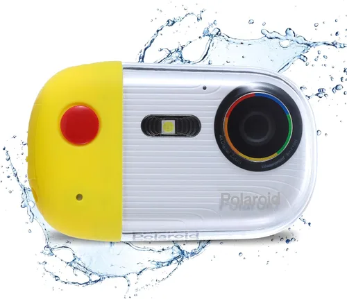 Vista 8 de Cámara submarina Polaroid - 18MP 4K UHD, impermeable para esnórquel y buceo con pantalla LCD, recargable por USB