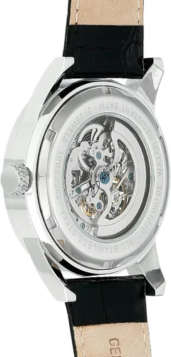 Vista 2 de Kenneth Cole New York Reloj automático automático de acero inoxidable y cuero para hombre