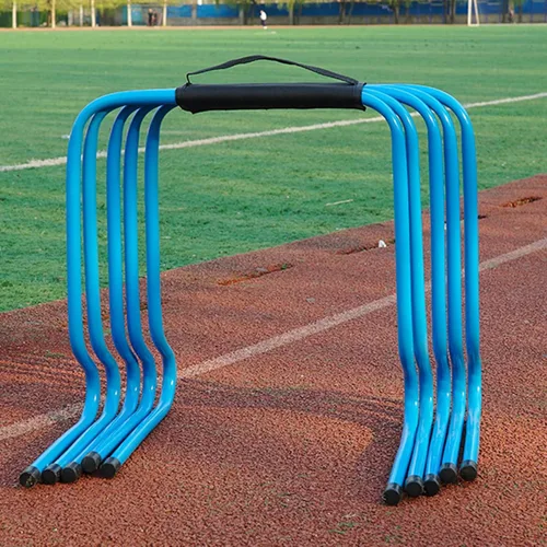 Vista 9 de YXXSDP Entrenamiento de velocidad de agilidad obstáculos para atletas, equipo de práctica deportiva portátil multicolor para entrenamiento