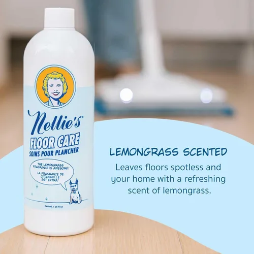 Vista 3 de Nellie's Cuidado del suelo: limpiador de suelos a base de plantas para madera dura, azulejos, cerámica y más, elimina eficazmente la suciedad