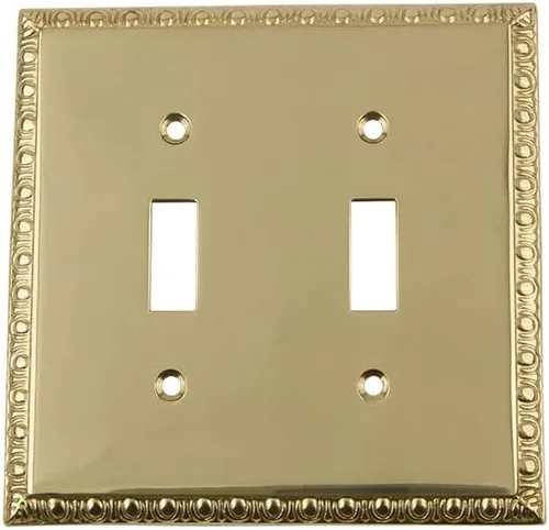 Vista 22 de Nostalgic Warehouse Egg & Dart Deco - Cubierta para placa de interruptor de salida eléctrica