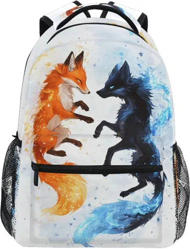 Vista 13 de senya Roaring Panther Mochila escolar Mochila de viaje para niños estudiantes, Patrón 1, Mochilas Daypack