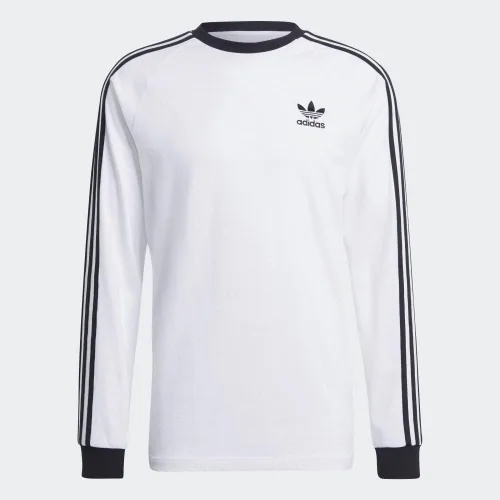 Vista 8 de adidas Originals Camiseta de manga larga con 3 rayas para hombre