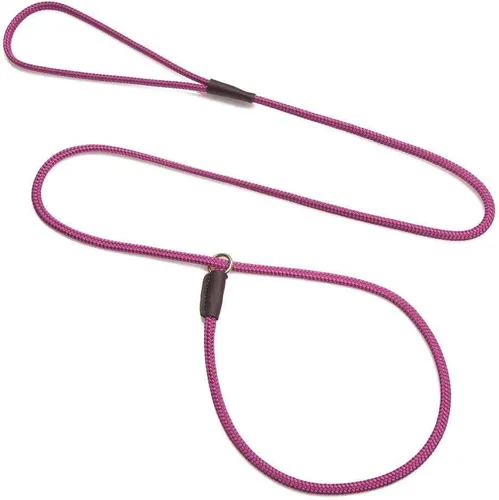 Vista 2 de Mendota Pet Correa antideslizante para exhibición de perros, fabricada en los Estados Unidos, color negro, 1/8 pulgadas x 54 pulgadas, para razas