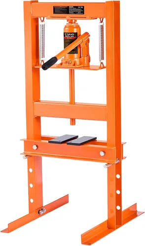 Vista 2 de VEVOR Prensa hidráulica de taller de 6 toneladas con tornillo de banco de 4.5", platos y accesorios