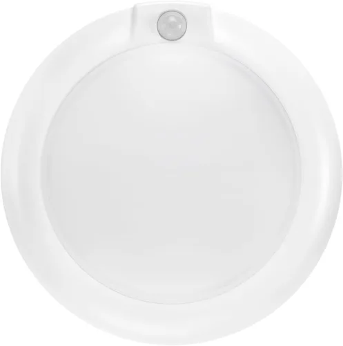 Vista 7 de Maxxima Lámpara LED redonda de 6 pulgadas con sensor de movimiento para montaje en techo, luz blanca cálida de 3000 K, 600 lúmenes, luz de cúpula