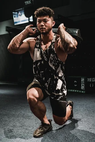 Vista 8 de Jed North Culturismo Tank Top Gym Stringer Y-Back Muscle Racerback