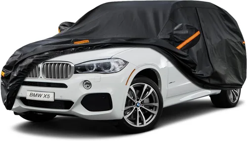 Vista 57 de Kayme Cubierta de auto SUV de 7 capas ajuste personalizado para BMW X1 (2009-2025), impermeable, para todo tipo de clima, para automóviles, cubierta