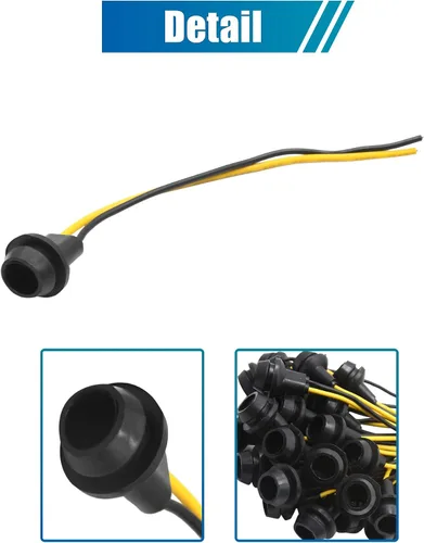 Vista 4 de 30 piezas T10 W5W lámpara LED cuña de coche soporte de bombilla adaptador de conector de extensión universal