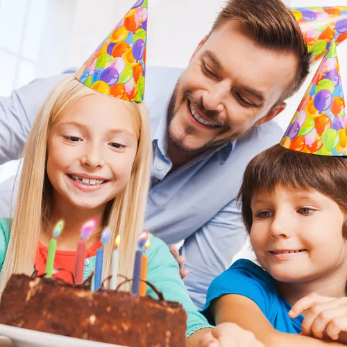 Vista 5 de Angel Flames - Velas de cumpleaños con llamas de color frío, velas de feliz cumpleaños para niños