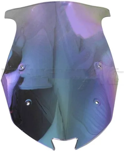 Vista 6 de Parabrisas de motocicleta de doble burbuja para parabrisas compatible con Kawasaki Ninja 1000 Z1000 Z 1000 SX Z1000SX Z1000SX Iridium (color: negro)