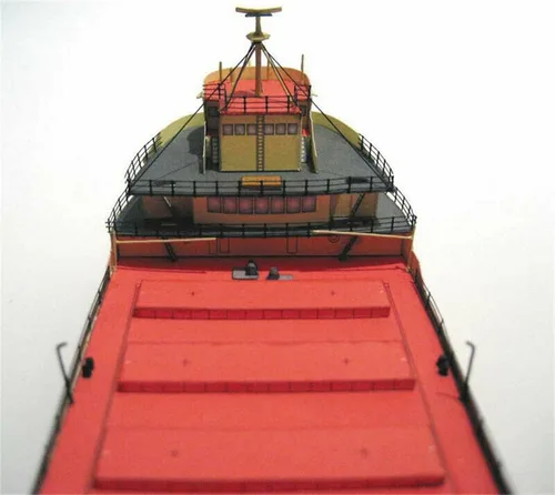 Vista 4 de 1:400 Kit de barco sin ensamblar modelo de papel SS Edmund Fitzgerald Ore Carrier Ship Model Kit DIY