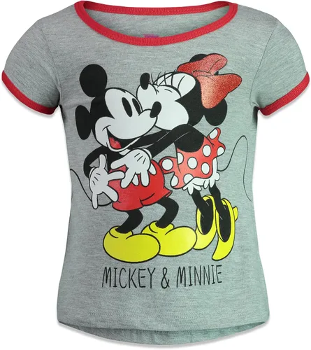 Vista 3 de Disney Mickey Mouse Minnie Mouse Girls 4 Pack Graphic T-Shirts Infant to Big Kid