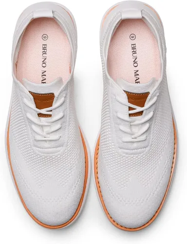 Vista 4 de Bruno Marc Zapatillas de malla para hombre Oxfords ligeras