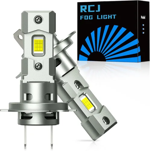 Vista 8 de RCJ H11 Bulbs, 16000LM Super Bright 6000K Cool White