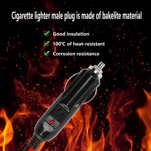Vista 2 de SinLoon Cable de cargador de batería SAE con interruptor, 12 V 10 A, enchufe macho a impermeable, adaptador de liberación rápida, cable de carga
