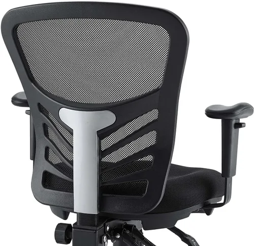 Vista 9 de Modway EEI-757-BLK Silla de oficina ergonómica articulada de malla en negro Color negro.