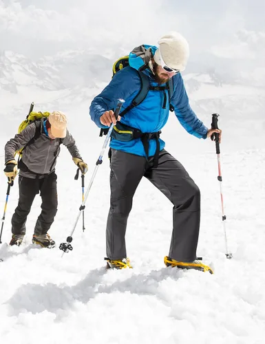 Vista 6 de FREE SOLDIER - Pantalón para hombre con forro polar, tipo cargo, para exteriores. Para excursionismo, repelente al agua, superficie suave, tejido