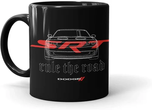 Vista 2 de Dodge Taza de cerámica Rule the Road SRT de 11 oz