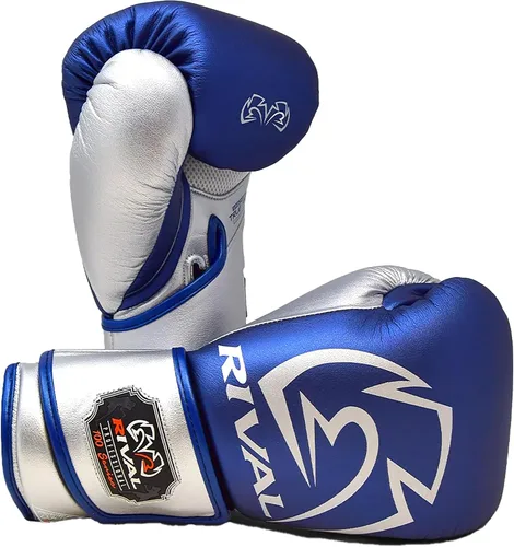Vista 7 de Guantes de boxeo RIVAL RB100 profesionales para bolsa, 6mm de acolchado D30, microfibra artesanal, sistema innovador Wrist Lock 3