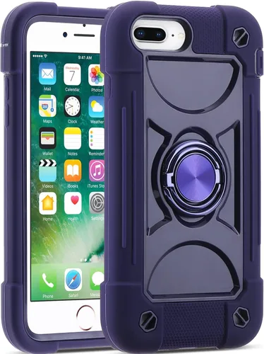 Vista 34 de MARKILL Compatible con iPhone Se3/iPhone Se2, Funda para iPhone 6/6S, Funda para iPhone 7/iPhone 8 de 4.7 Pulgadas con Soporte Anular, Funda
