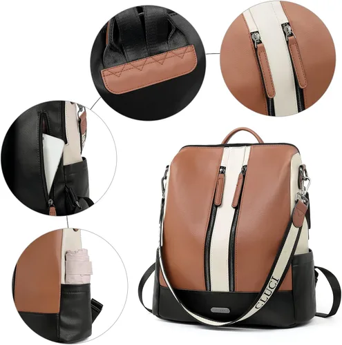 Vista 4 de CLUCI Mochila para mujer, paquetes con mochila para niños y niñas