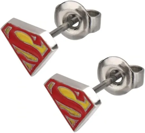 Vista 2 de DC Comics Superman Logo Pendientes