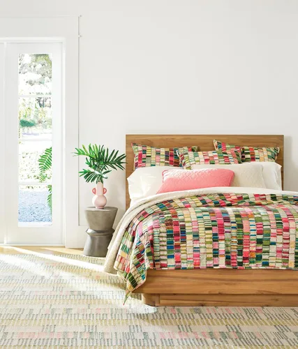 Vista 5 de Pine Cone Hill Penelope Stripe - Funda de algodón con rayas múltiples, estándar