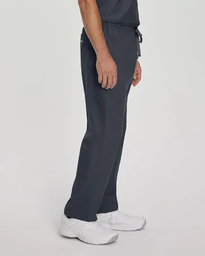 Vista 4 de Landau Unisex-Adult Landau Essentials Unisex Relaxed Fit 1-Pocket Drawstring Scrub Pants 7602