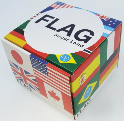 Vista 4 de Gekjinsha Sugar Land 10961-2 - Taza con diseño de bandera, Argentina, 12.8 fl oz (380 cc), fabricada en Japón, apta para microondas y lavavajillas