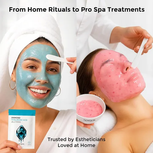Vista 9 de Mascarilla de gelatina para tratamientos faciales despegable, paquete de 10 mascarillas de goma para modelar, paquete múltiple, mascarilla facial