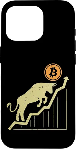 Vista 20 de Bitcoin Bull Graph Bullish BTC Crypto Cryptocurrency Trader Case for iPhone 17