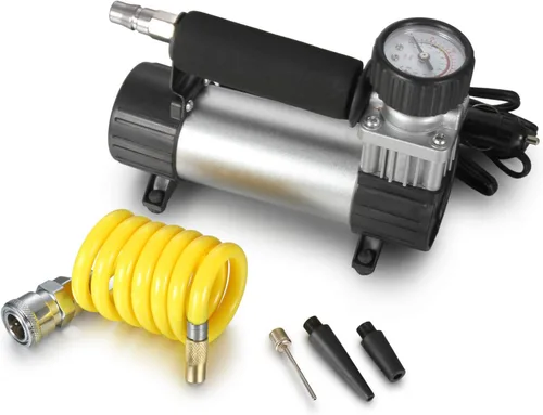 Vista 7 de Dromedary, compresor e inflador portable, eléctrico, para llantas de auto, bomba de 12v 35L/Min