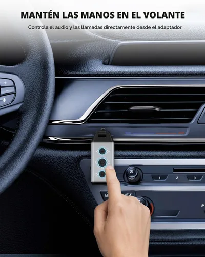 Vista 7 de 1Mii Adaptador del coche de B04 Bluetooth 5,4, receptor AUX Bluetooth