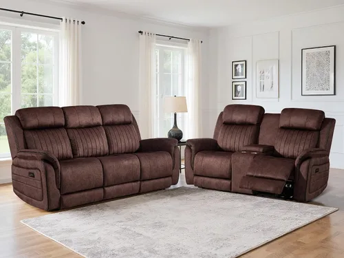 Vista 17 de Sofá biplaza reclinable eléctrico Zero Gravity con reposacabezas ajustables, sillón reclinable eléctrico con consola, sofá reclinable eléctrico de 2